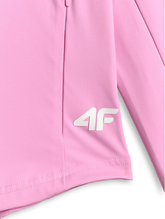 4F 4F Bluza techniczna TRAINING Różowy jasny Slim Fit