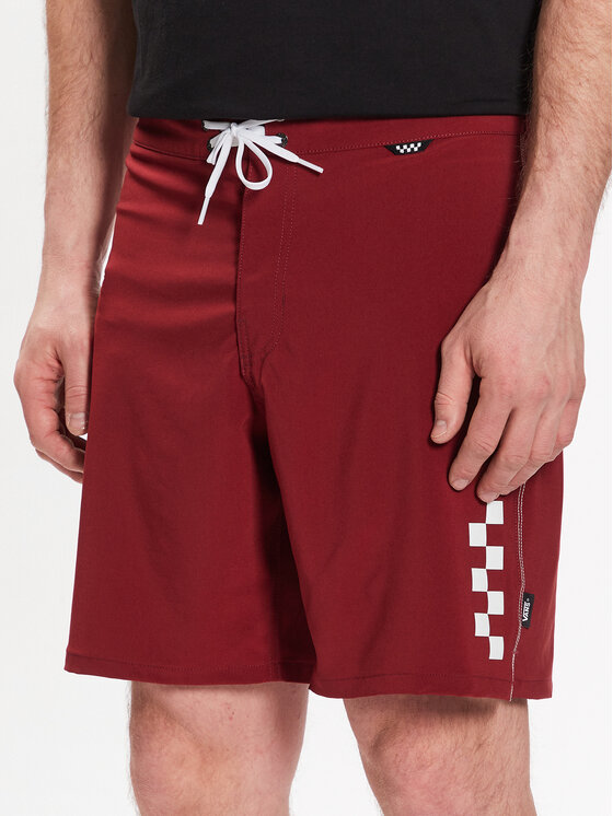 Vans Bavlnené šortky The Daily Solid VN0007XR Červená Regular Fit