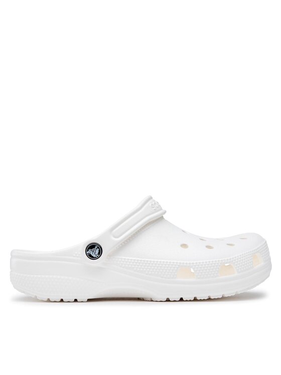 Crocs Pantoletten Classic 10001 Weiß, Größe 45_46