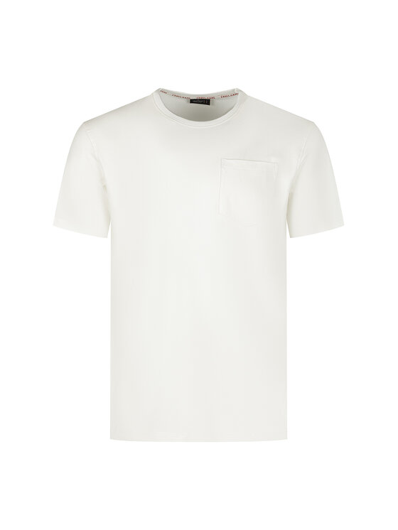 Cross Jeans Cross Jeans T-Shirt 16155-028 Beżowy Regular Fit