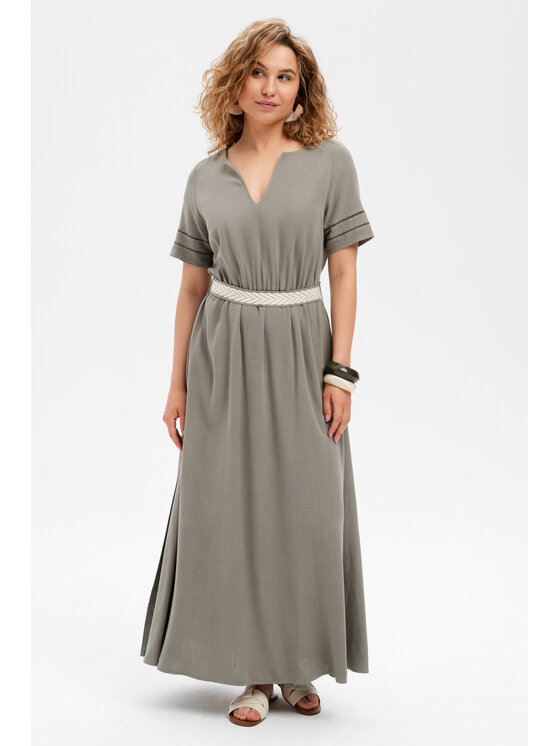 blue shadow blue shadow Sukienka codzienna Fajana Khaki Regular Fit