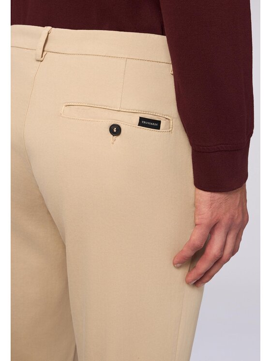 Trussardi Trussardi Pantalone da abito P711M000092N011 Beige Boy Fit