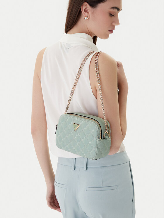 Guess Guess Ročna torba Giully II HWBQ96 73140 Zelena