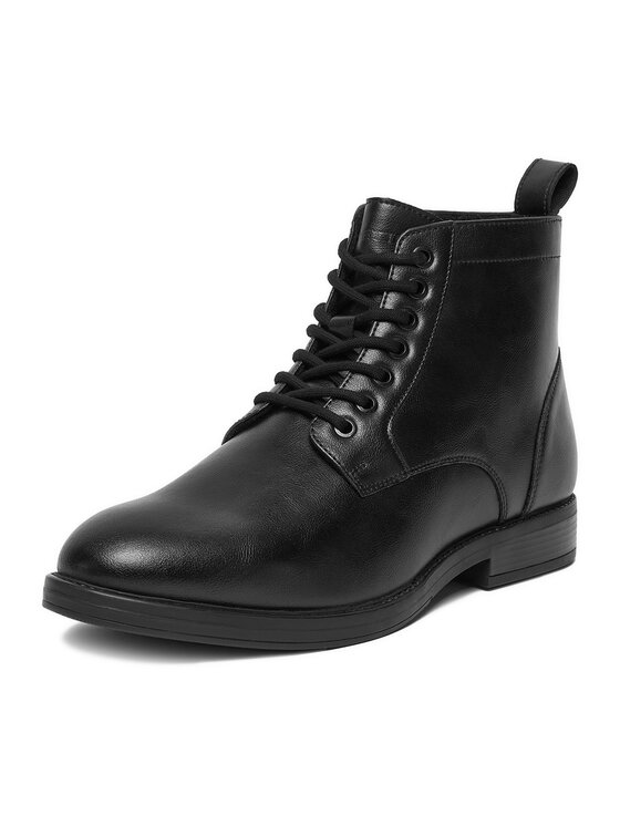 Lanetti Lanetti Schnürschuhe CEO-STERN-01S MI08 Schwarz