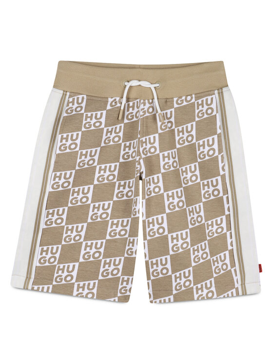 HUGO HUGO Sportske kratke hlače G00999 D Bež Regular Fit