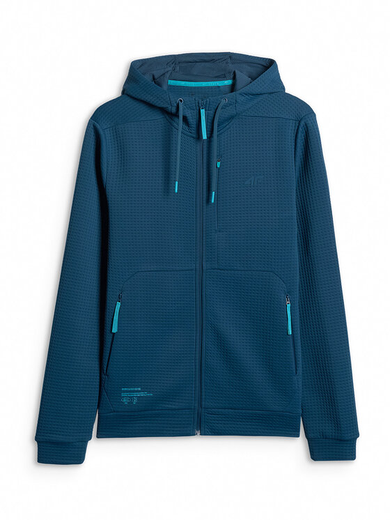 4F 4F Bluza active Granatowy Regular Fit
