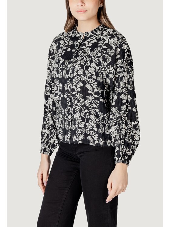 ICHI ICHI Blusa IHGOCINA SH Nero Long Fit