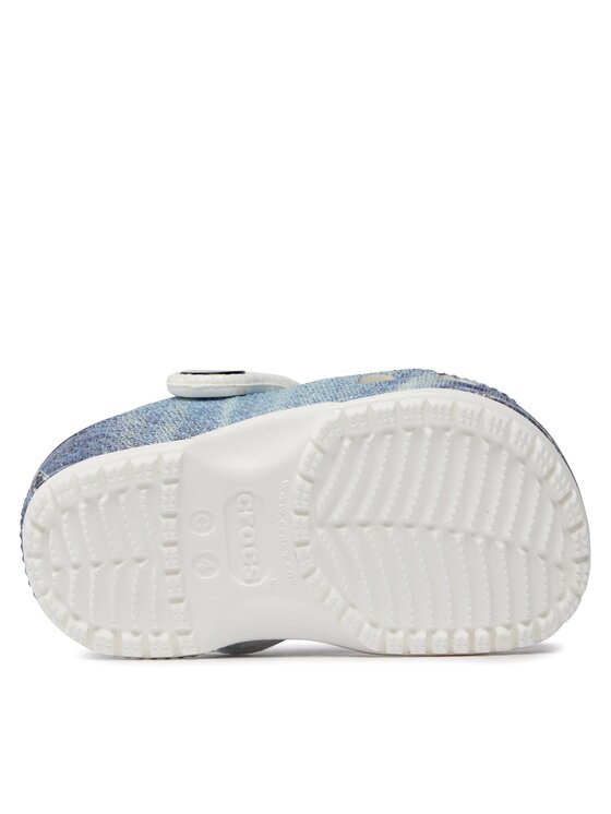 Crocs Crocs Natikače Classic Denim Clog T 208302 Bijela