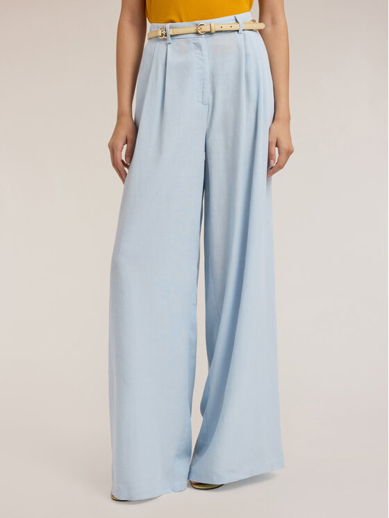 Motivi Motivi Pantaloni di tessuto P020Q003994N004 Turchese Over Fit