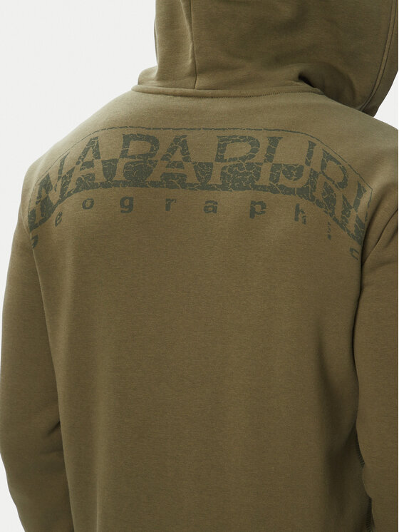 Napapijri Napapijri Felpa Yourte NP0A8AHE Verde scuro Relaxed Fit