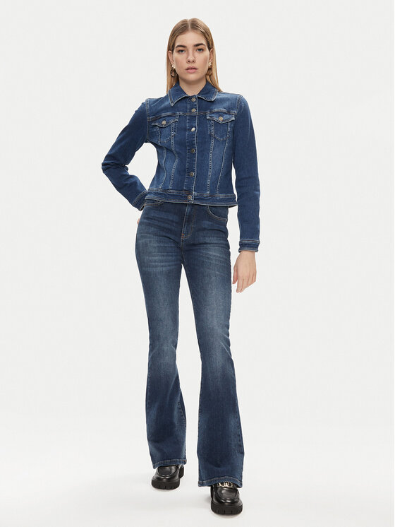 Liu Jo Liu Jo Jeansjacke UA4046 D4615 Blau Regular Fit