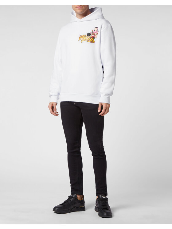 PHILIPP PLEIN PHILIPP PLEIN Felpa 1353 Bianco Regular Fit