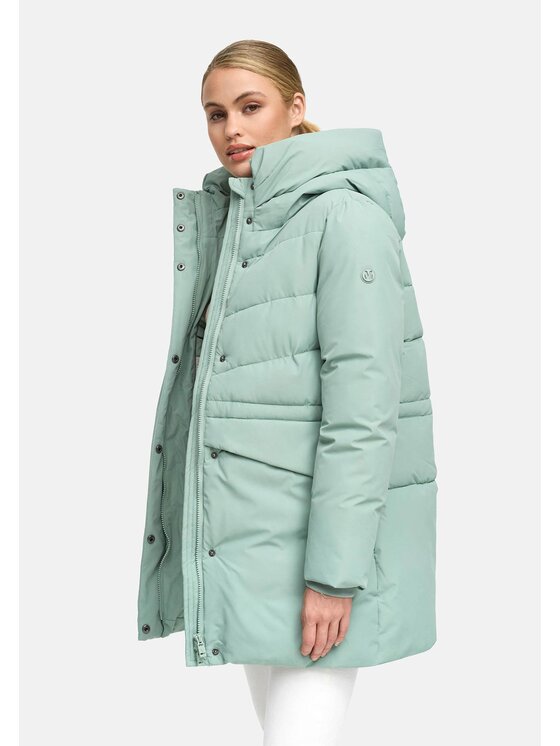 Marikoo Marikoo Kurtka zimowa Delilah Zielony Regular Fit