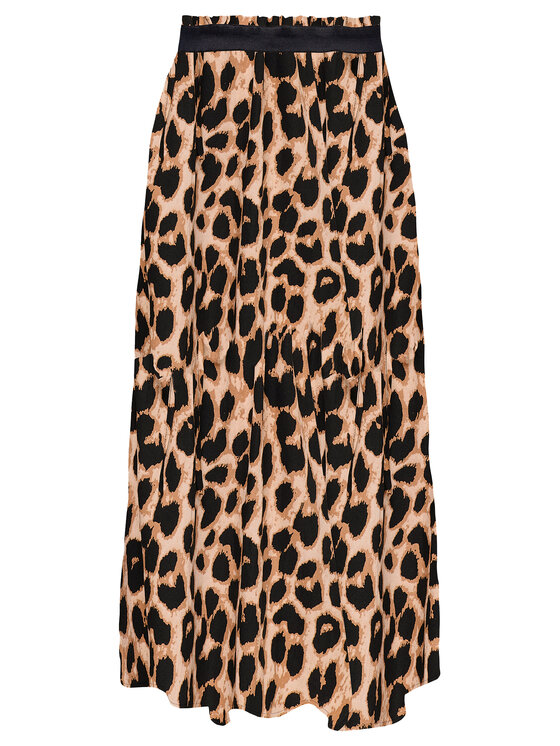 ONLY ONLY Fustă plisată Venedig 15251761 Maro Regular Fit