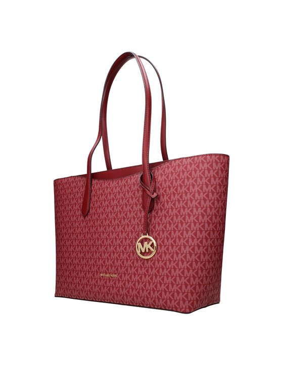 Michael Kors Michael Kors Torebka Red Fabric Shoulder Czerwony