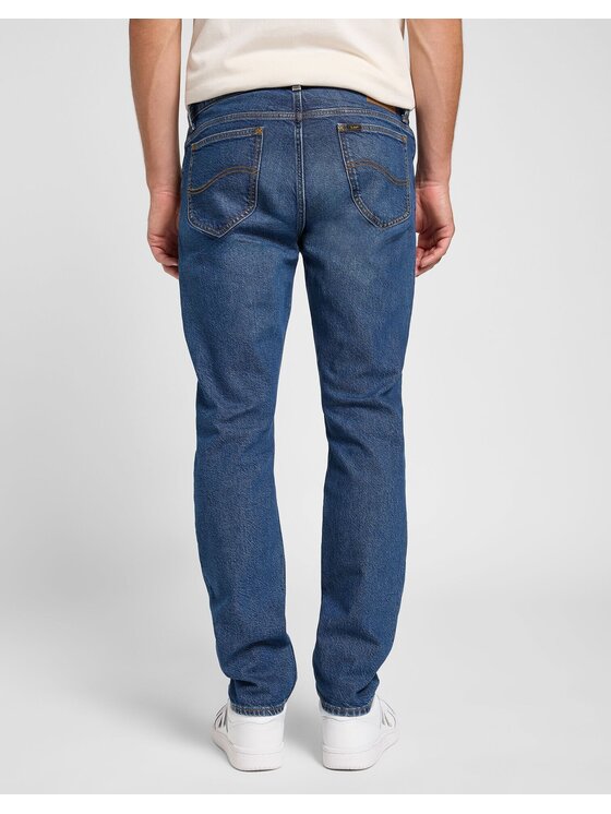 Lee Lee Jeansy RIDER Niebieski Slim Fit