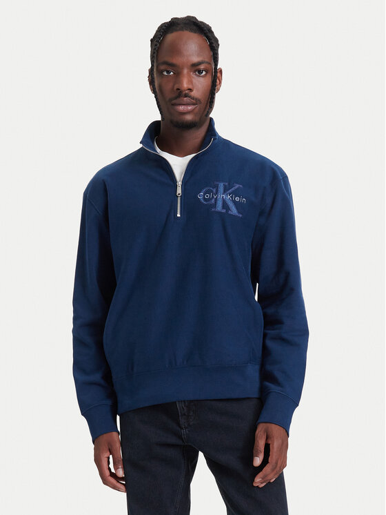Calvin Klein Jeans Calvin Klein Jeans Džemperis LV04RH273G Tamsiai mėlyna Regular Fit