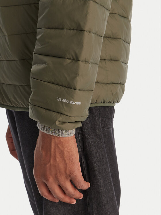 Quiksilver Quiksilver Bunda pro přechodné období Scaly FZ EQYJK04190 Zelená Regular Fit