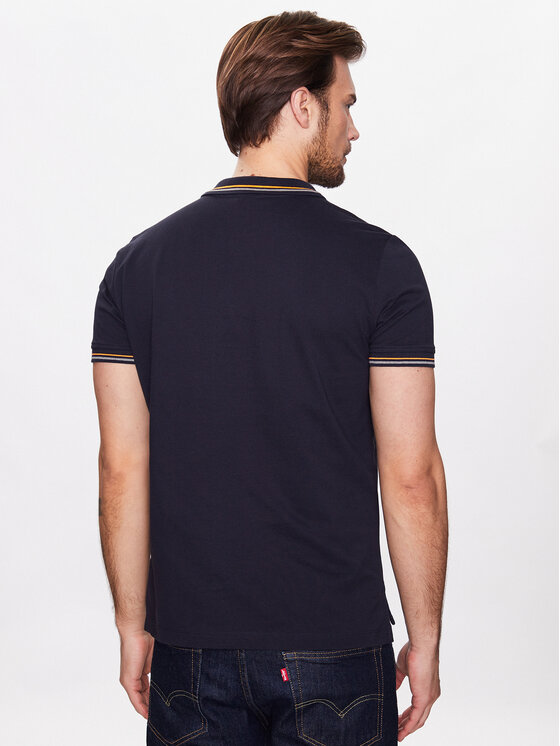Geox Geox Poloshirt Piquet M3511A-T2649 F4386 Dunkelblau Regular Fit