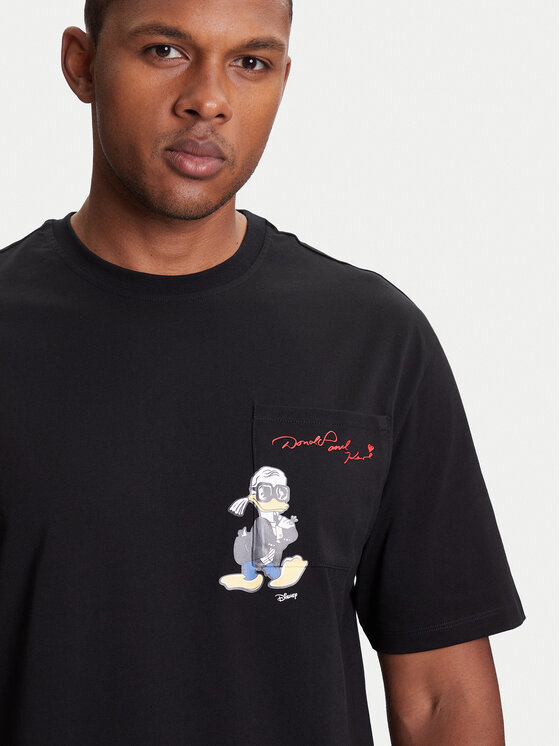 KARL LAGERFELD KARL LAGERFELD Tričko 755097 553270 Čierna Regular Fit