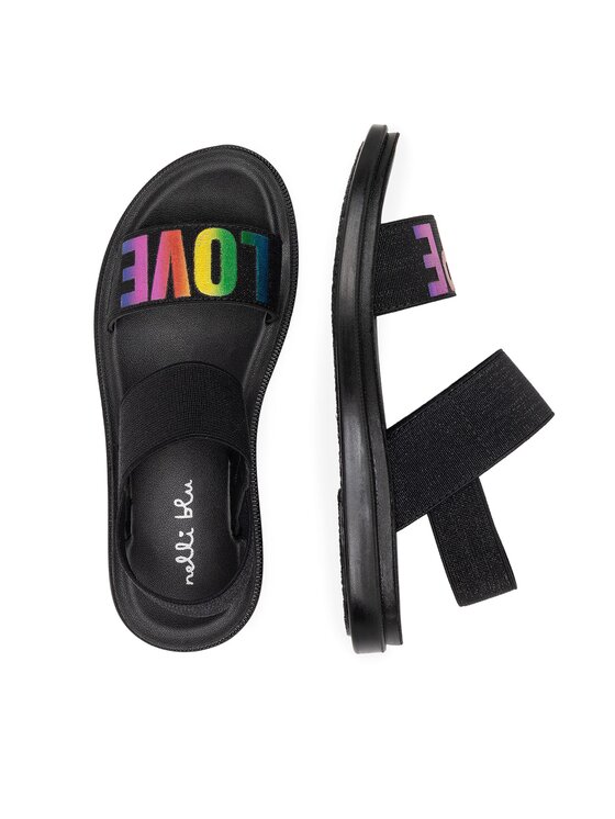 Nelli Blu Nelli Blu Sandales CSS20370-00 Melns