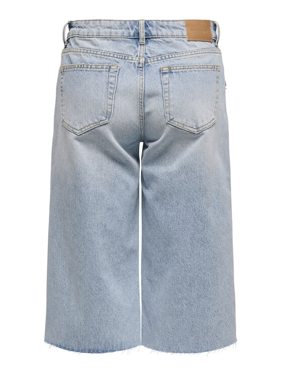 ONLY ONLY Szorty jeansowe Cobain 15349183 Niebieski Loose Fit