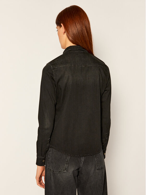 PINKO Pinko Koszula Caroline 20202 PDEN 1J10JA. Y64W Czarny Slim Fit