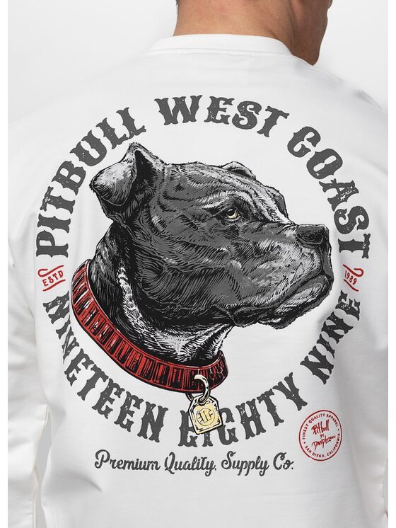 PITBULL PITBULL Bluza STRENGHT & RESPECT Biały Regular Fit
