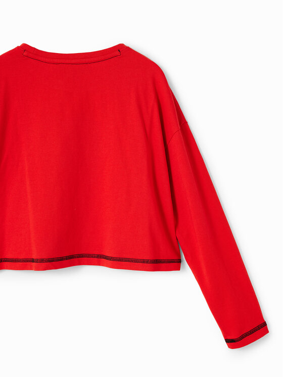 Desigual Desigual Blusa 23WGTK17 Rosso Regular Fit