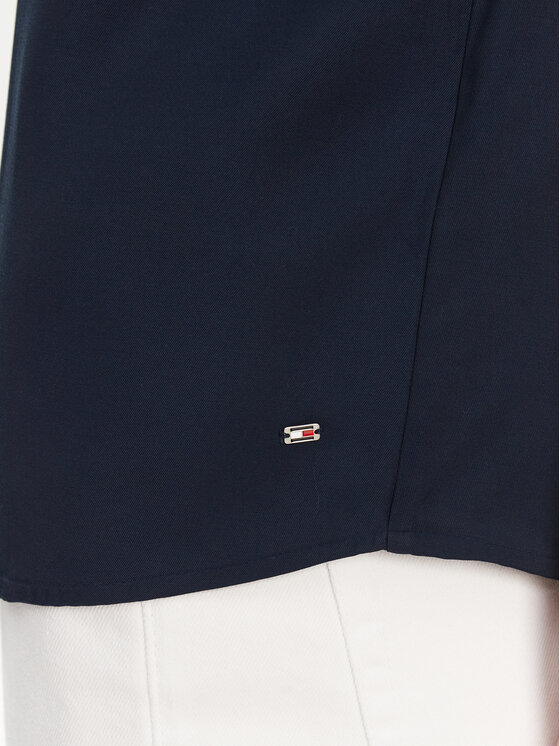 Tommy Hilfiger Tommy Hilfiger Cămașă WW0WW44683 Bleumarin Relaxed Fit