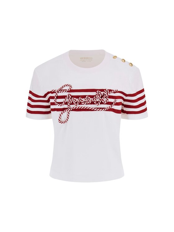 Guess Guess T-Shirt 176709 Biały Classic Fit