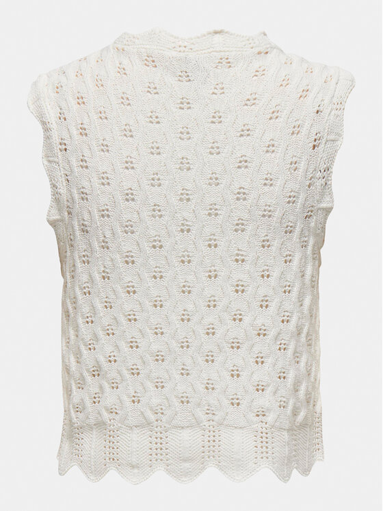 ONLY ONLY Μπλουζάκι Luna 15291602 Εκρού Regular Fit