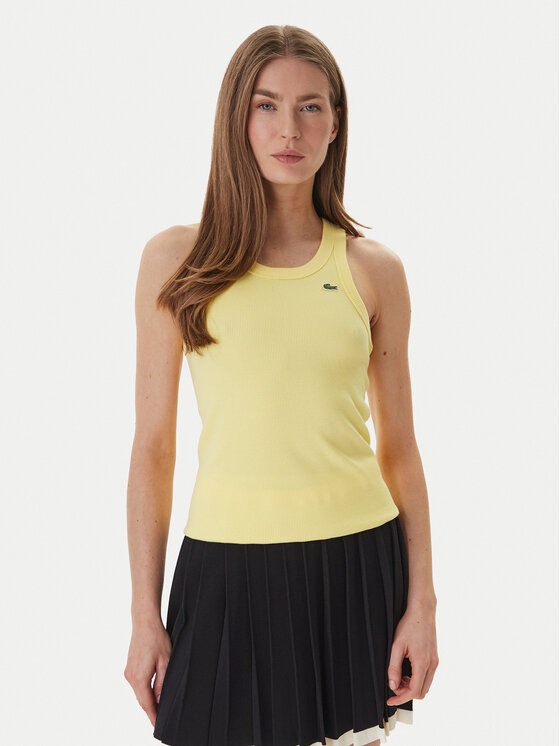 Lacoste Lacoste Top TF5388 Žuta Slim Fit