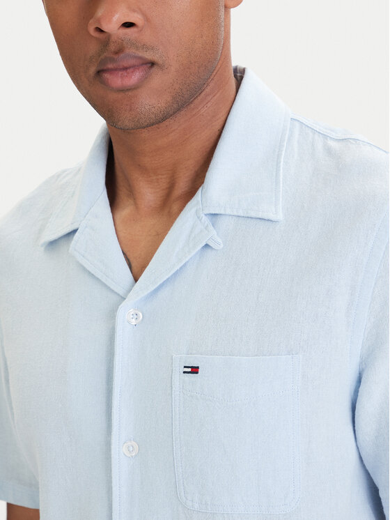 Tommy Jeans Tommy Jeans Košile DM0DM23058 Světle modrá Regular Fit
