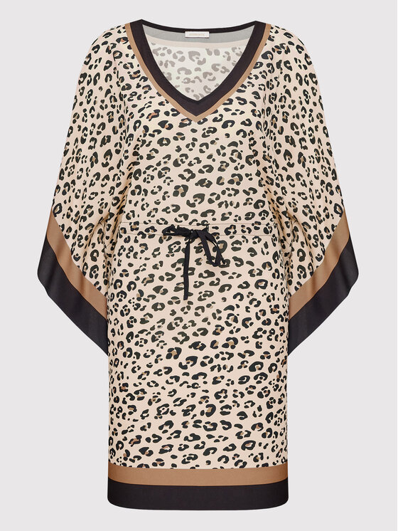 Selmark Vestito da spiaggia BF995 Beige Relaxed Fit | Modivo.it