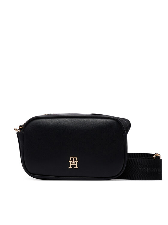 Tommy Hilfiger Tommy Hilfiger Soma Th Logotape Camera Bag AW0AW18741 Melns