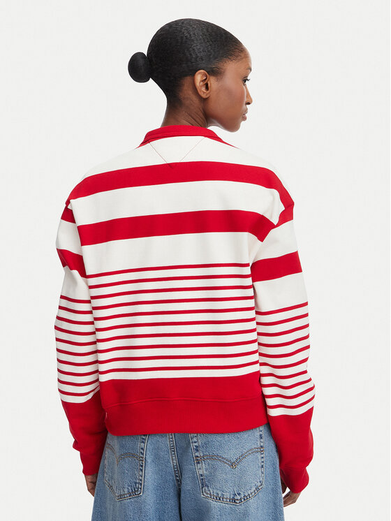 Tommy Jeans Tommy Jeans Суитшърт DW0DW22824 Червен Regular Fit