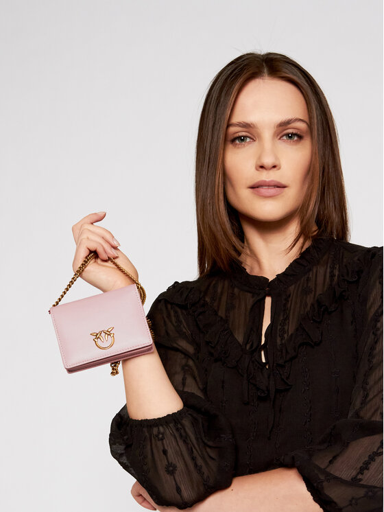 PINKO Pinko Сумка Jolie Credit Card Holder Simply 2 PE 21 PLTT 1P225S Y6XT Рожевий