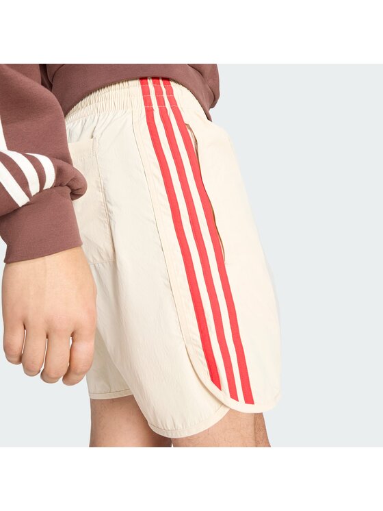 adidas adidas Szorty materiałowe 159299 Beżowy Regular Fit