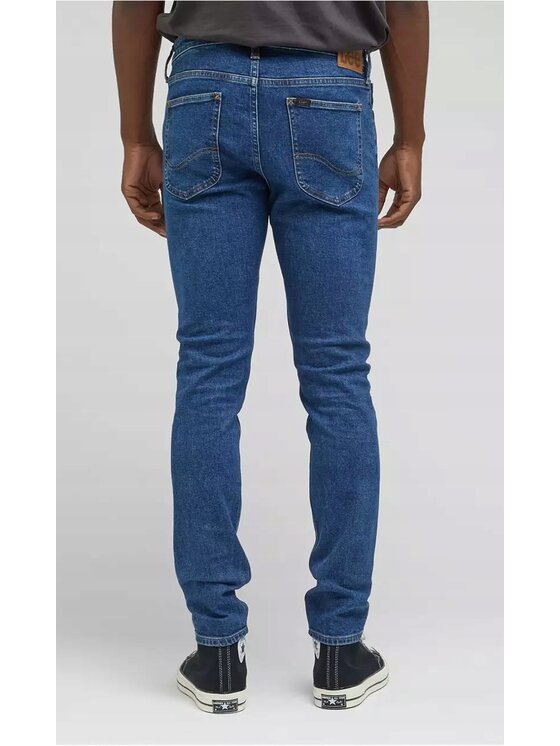 Lee Lee Jeansy Malone Niebieski Skinny Fit