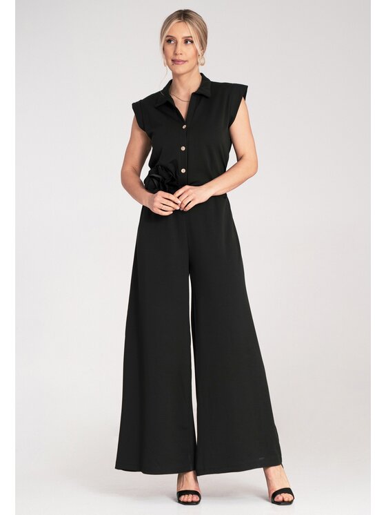 FIGL FIGL Kombinezon M1190 Czarny Regular Fit