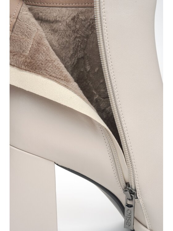 Estro Estro Μποτάκια ER00115880 Μπεζ