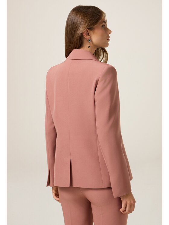 Oltre Oltre Giacca da abito Q005R004627N006 Rosa Slim Fit