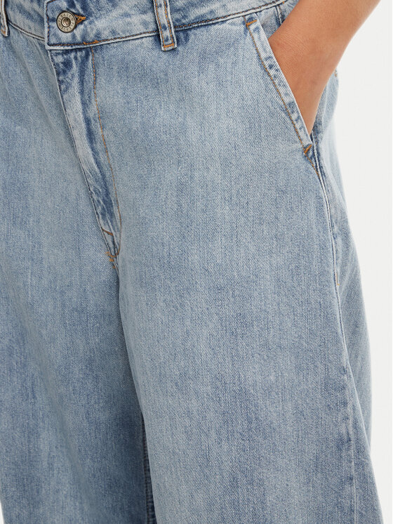 Please Please Jeans P869200002 Blu Wide Leg