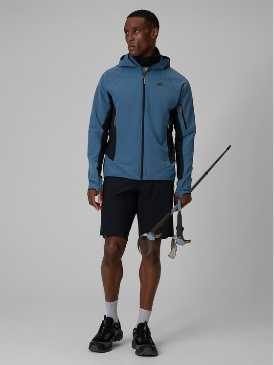 4F 4F Μπουφάν Softshell 4FRSS26TSOFM644-32S Σκούρο μπλε Regular Fit