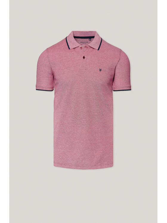 Próchnik Próchnik Polo PM4 PO073125000025 Bordowy Regular Fit