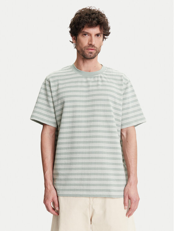Selected Homme Selected Homme Tricou 16097659 Verde Regular Fit