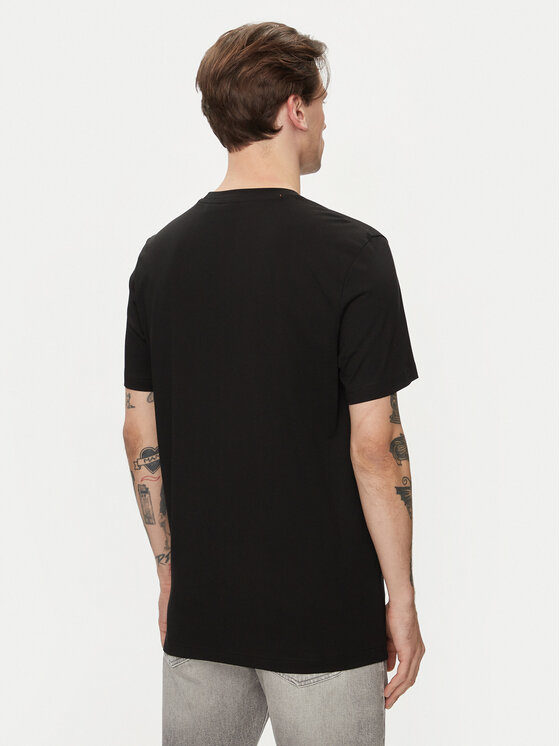 BOSS Boss T-shirt Te_Sea_Horse 50515626 Crna Regular Fit