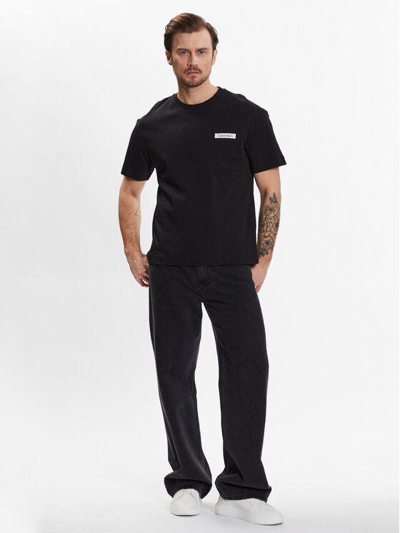 Ck printed on sale t shirt