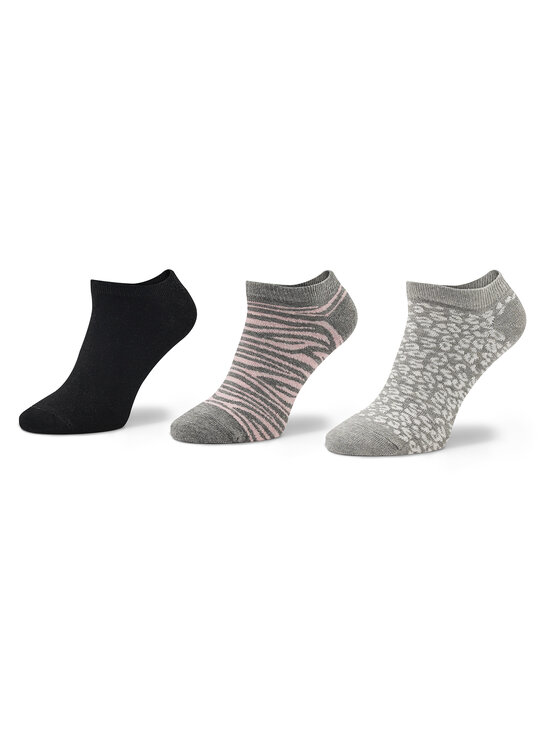 Set di 3 paia di calzini corti da donna Elva